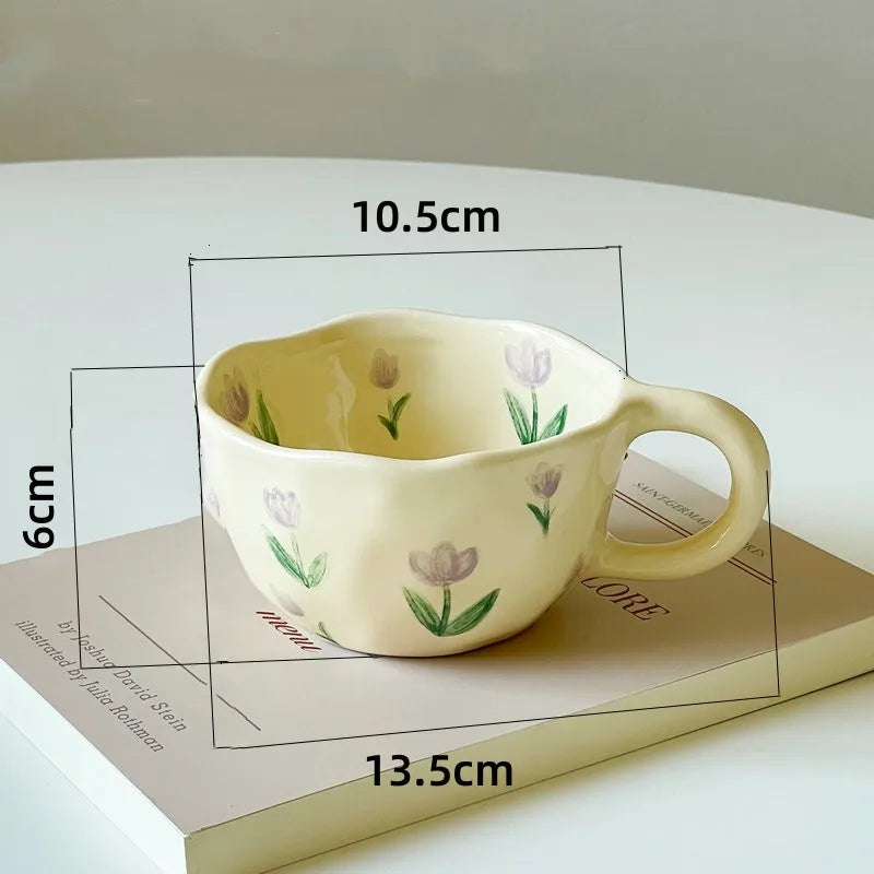 Tasse en céramique Fleurs