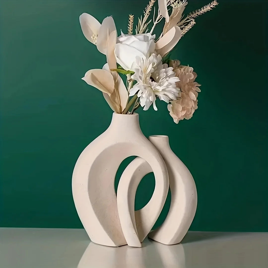 Lot de 2 vases en céramique