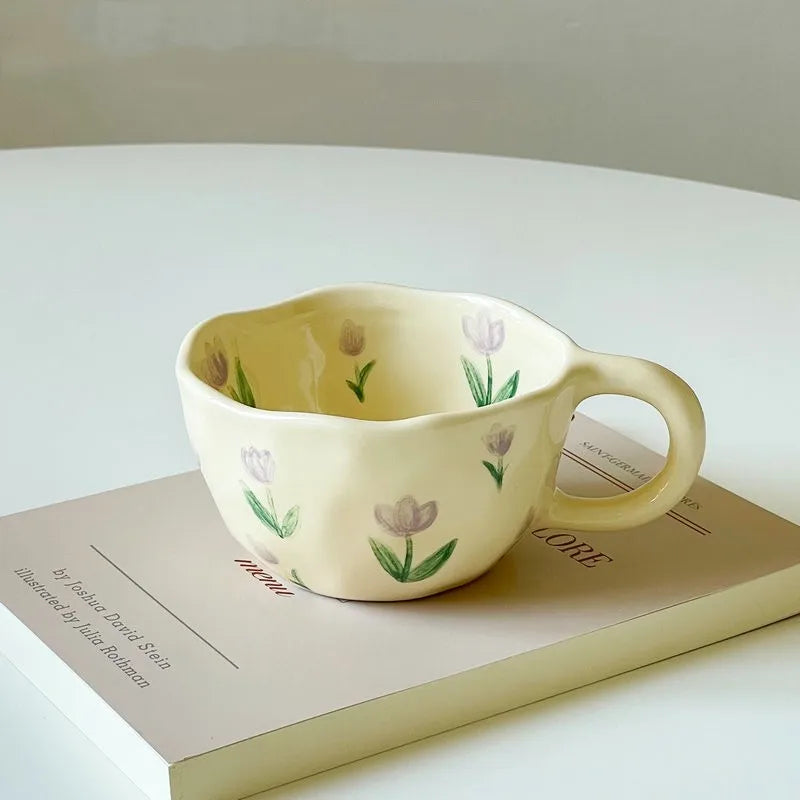 Tasse en céramique Fleurs