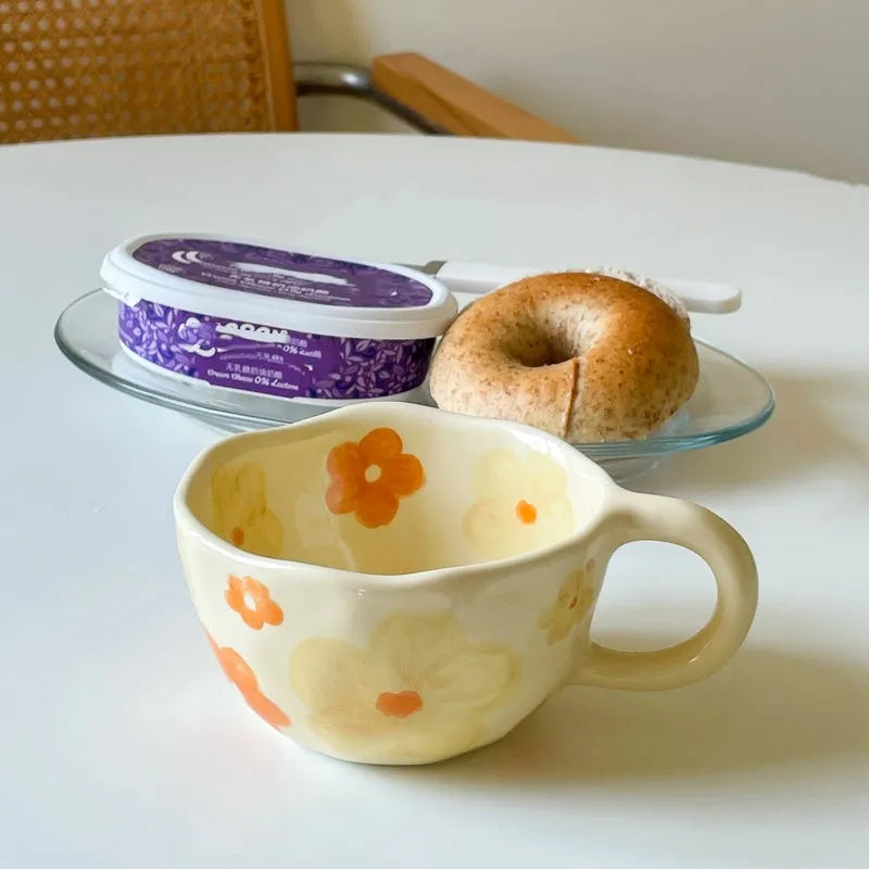 Tasse en céramique Fleurs