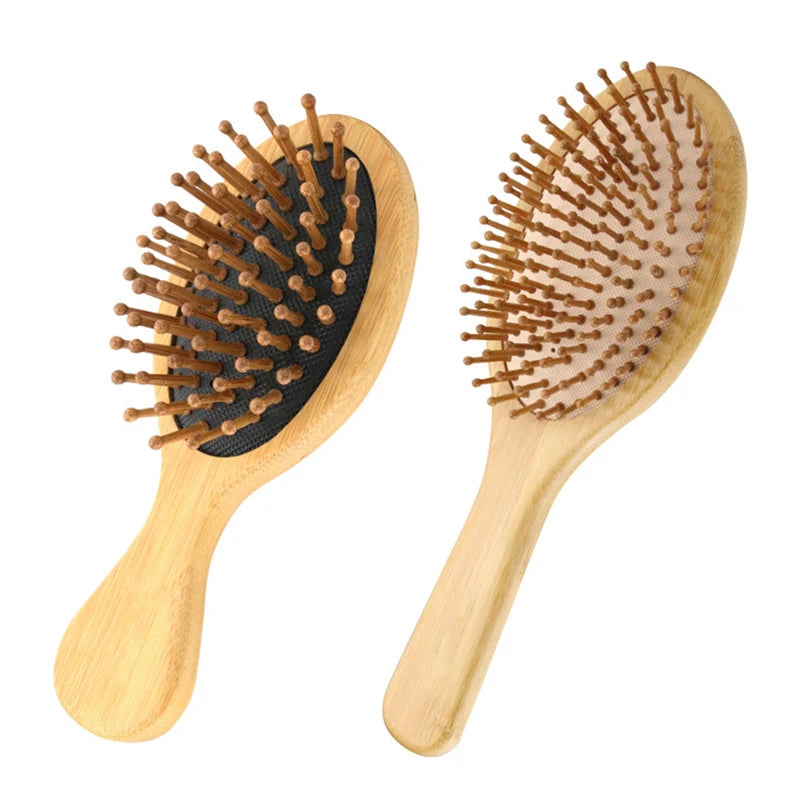 Set de Peigne/Brosse en Bambou