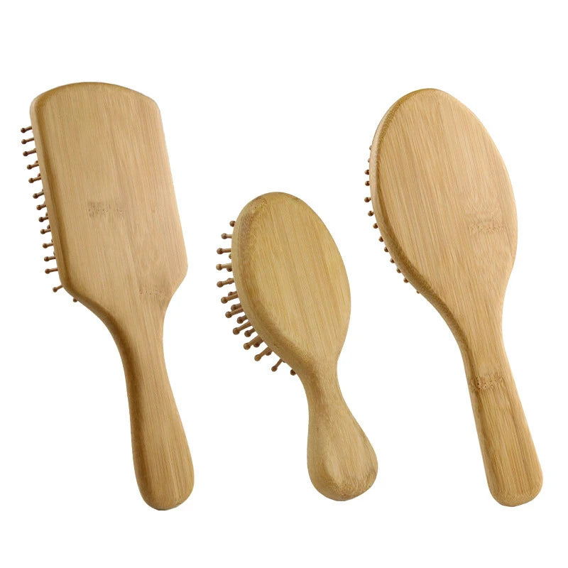 Set de Peigne/Brosse en Bambou