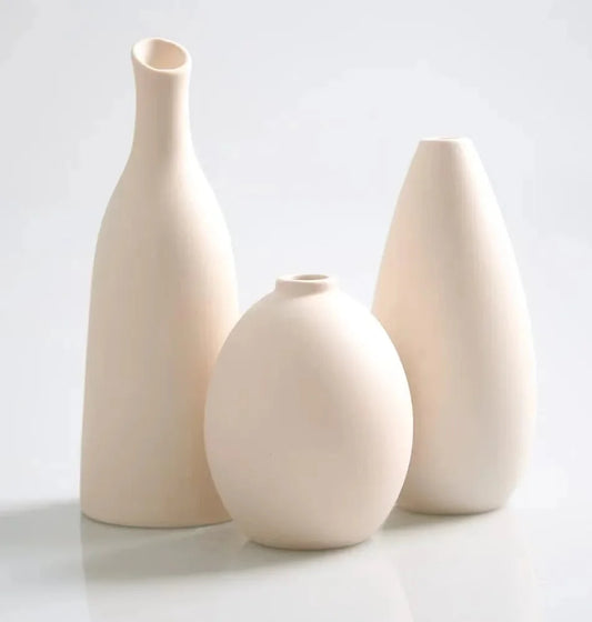 Lot de 3 vases en céramique